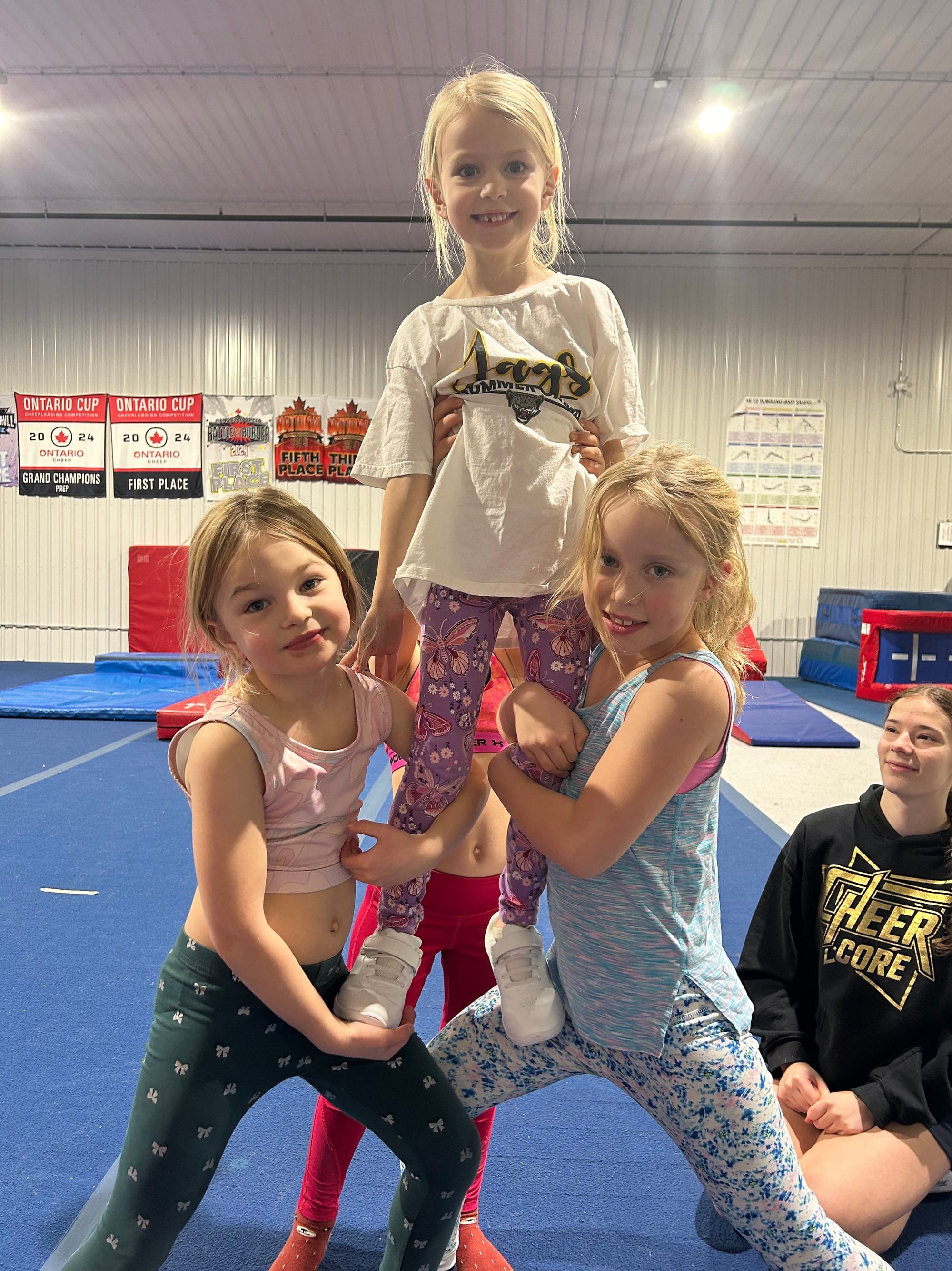 Performance Rec athletes posing together at practice